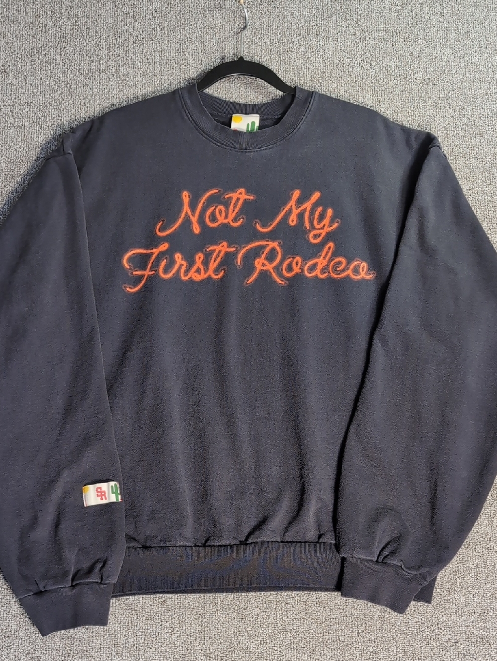 Stevenson Ranch 'Not My First Rodeo' Heavyweight Crewneck Sweatshirt Western XL